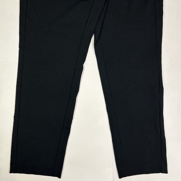 J. Jill Pants Women Black Ponte Slim Leg Pull On Pants Mid-Rise Stretch Petite M - Picture 3 of 8